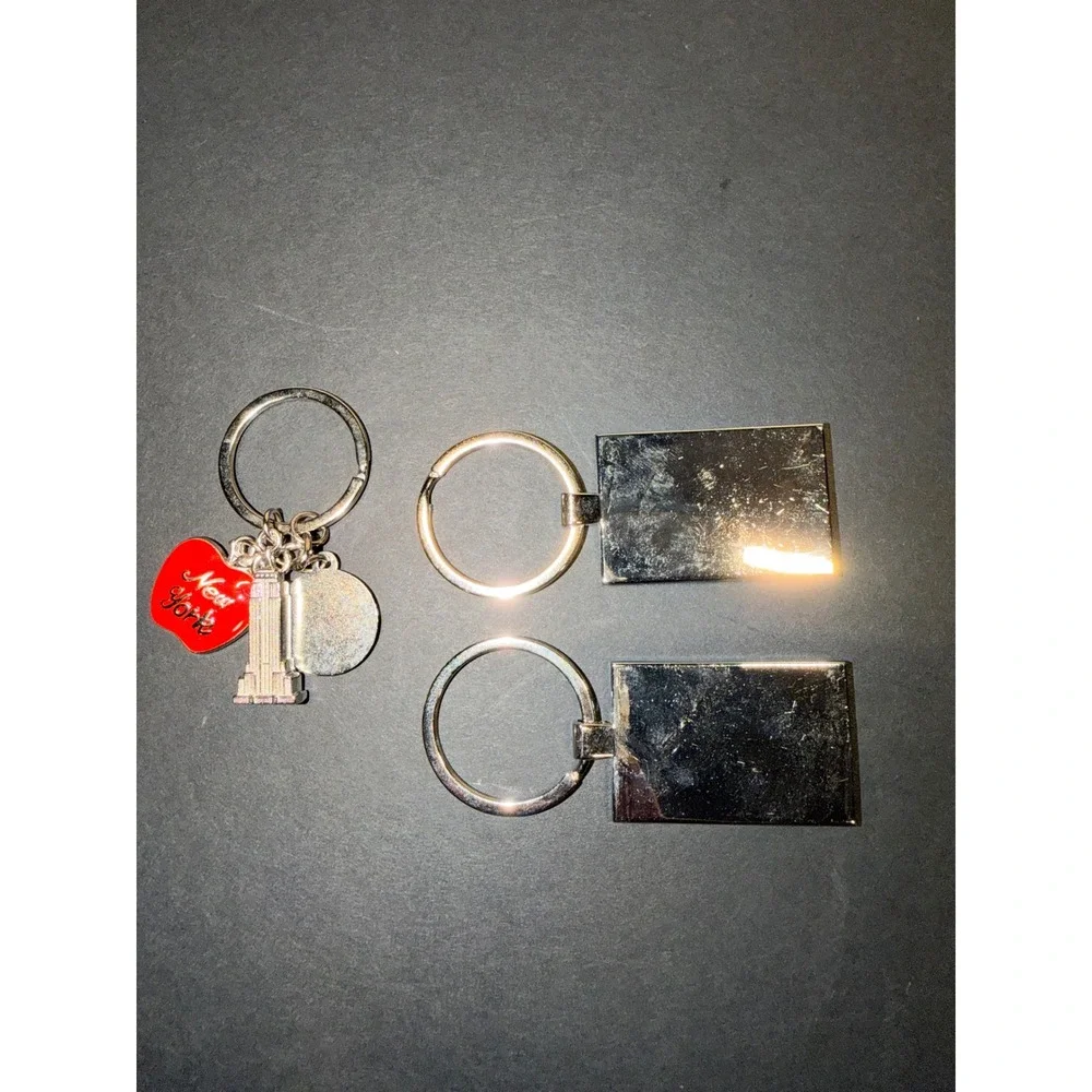 Souvenir Keychain Lot New York City‎ NYC Legacy Museum National Memorial 3pc Set